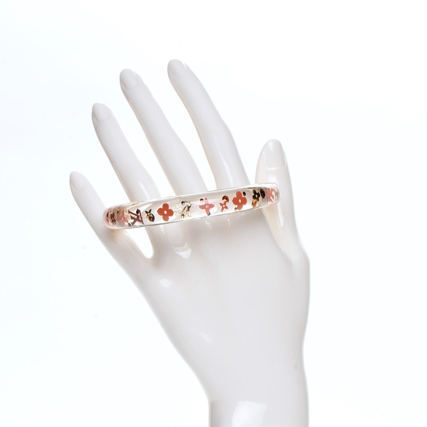 Resin Swarovski Medium Inclusion Bracelet PM Tangerine