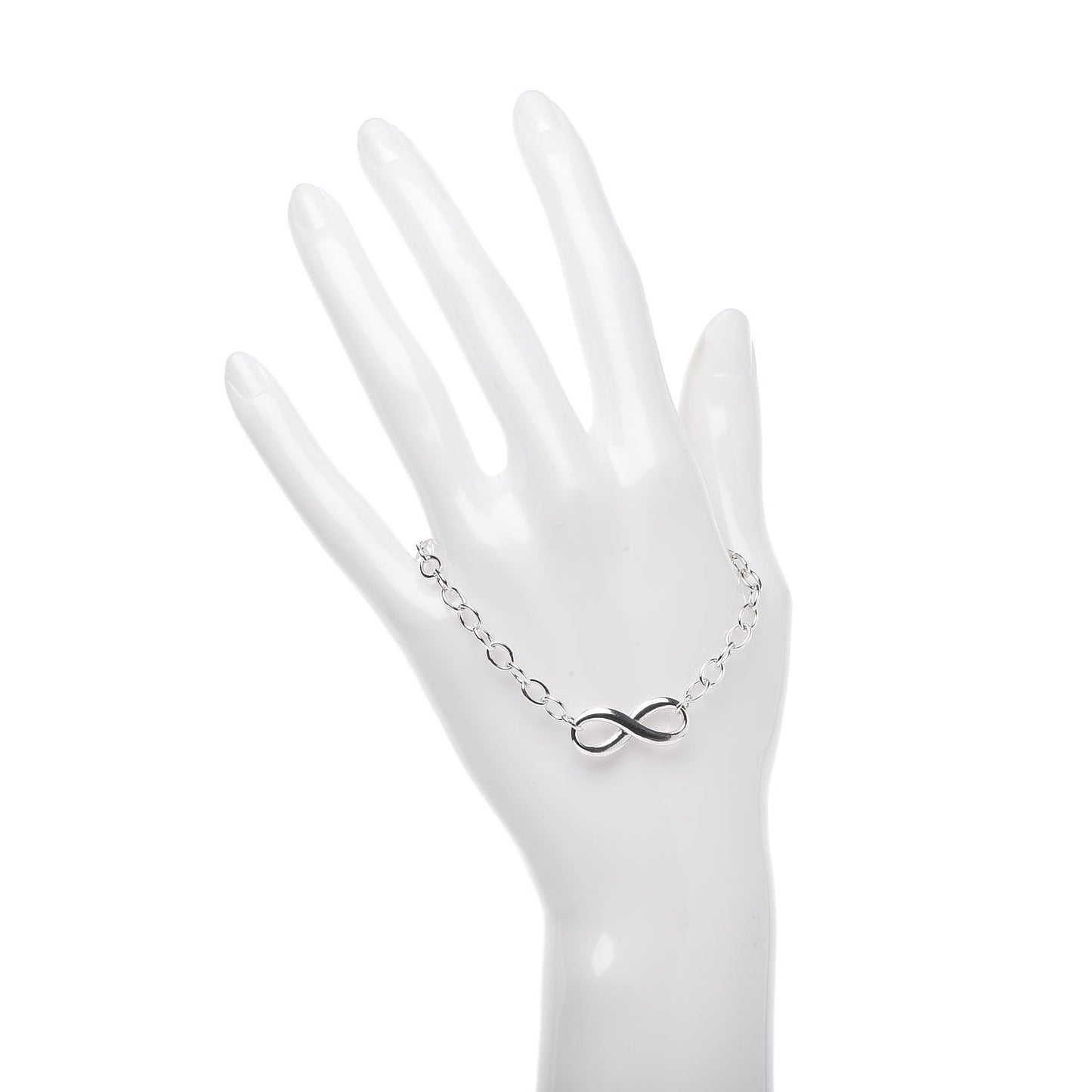 Sterling Silver Infinity Chain Bracelet