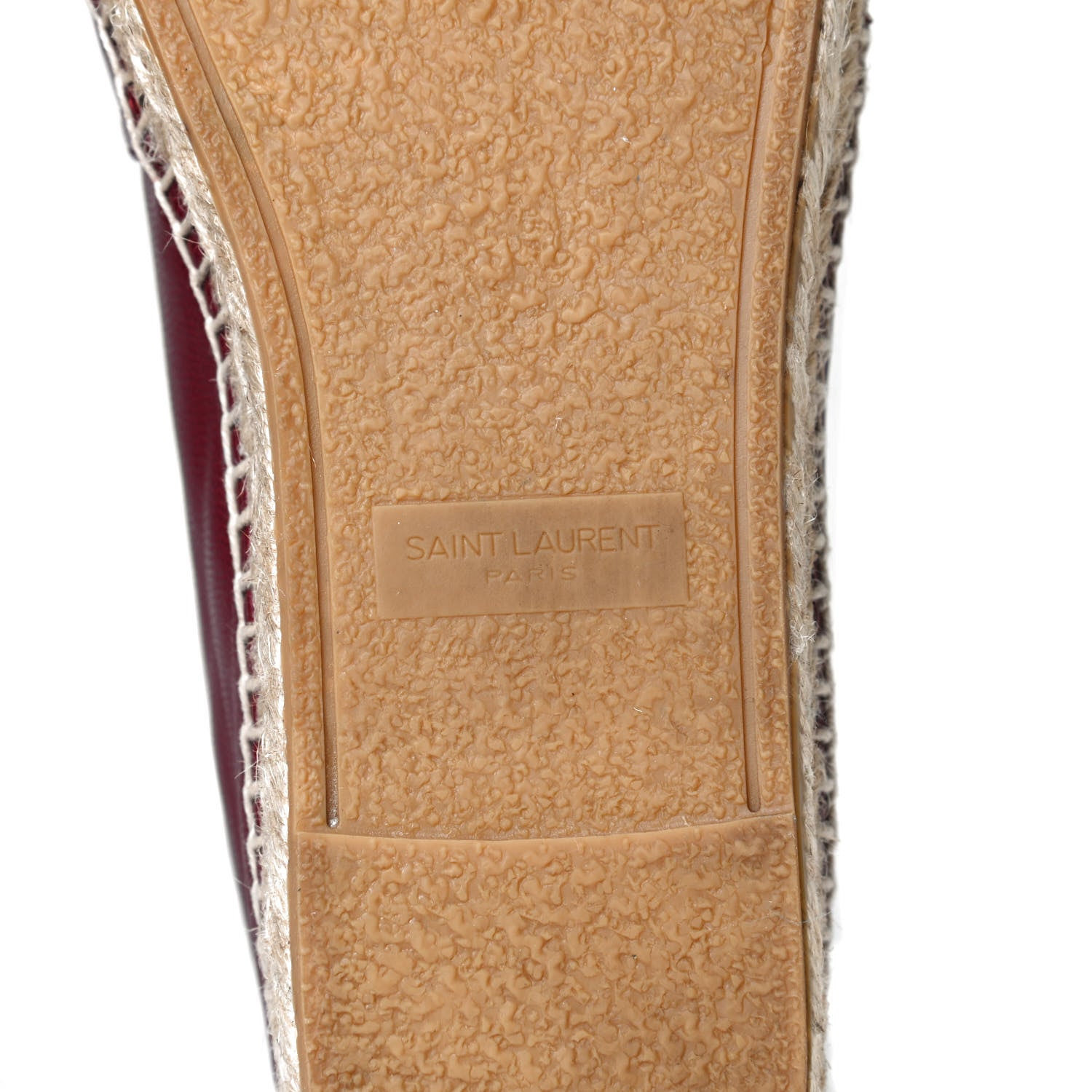 Saint Laurent Nappa Vendome Monogram Espadrilles 37 Barolo 8 of 11
