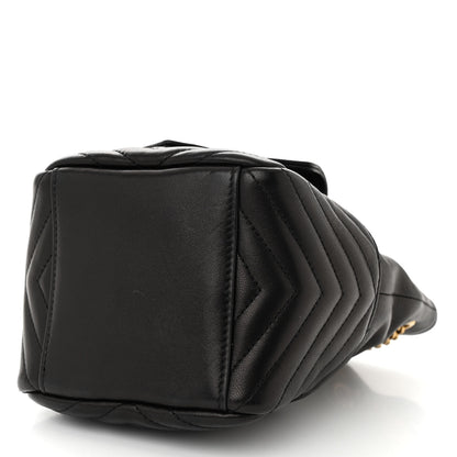 Saint Laurent Lambskin Matelasse Monogram Joe Nano Bucket Bag Black 10 of 10
