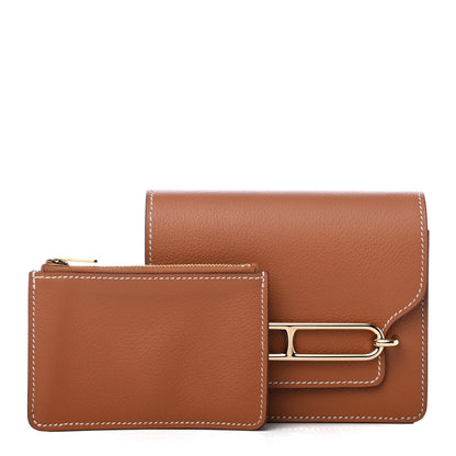 Hermes Evercolor Roulis Slim Wallet Gold 1 of 4