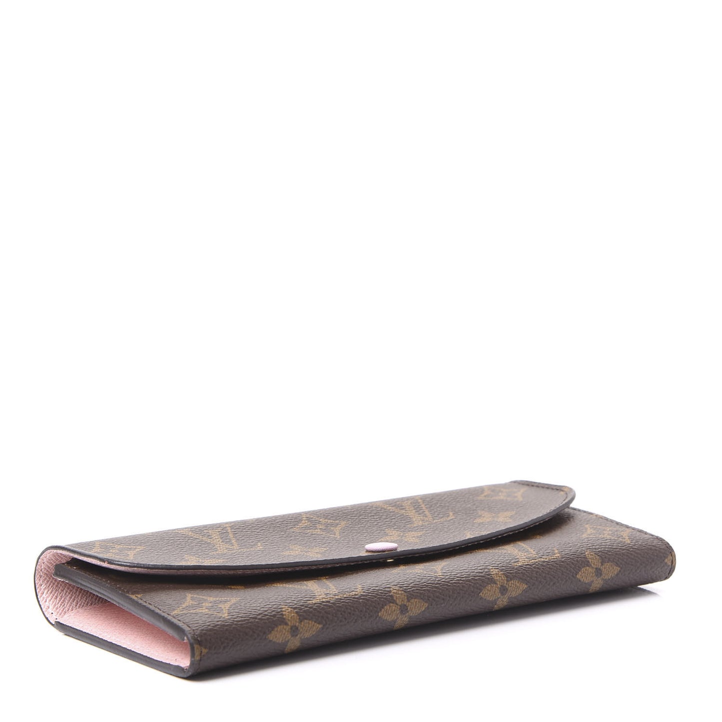 Monogram Emilie Wallet Rose Ballerine