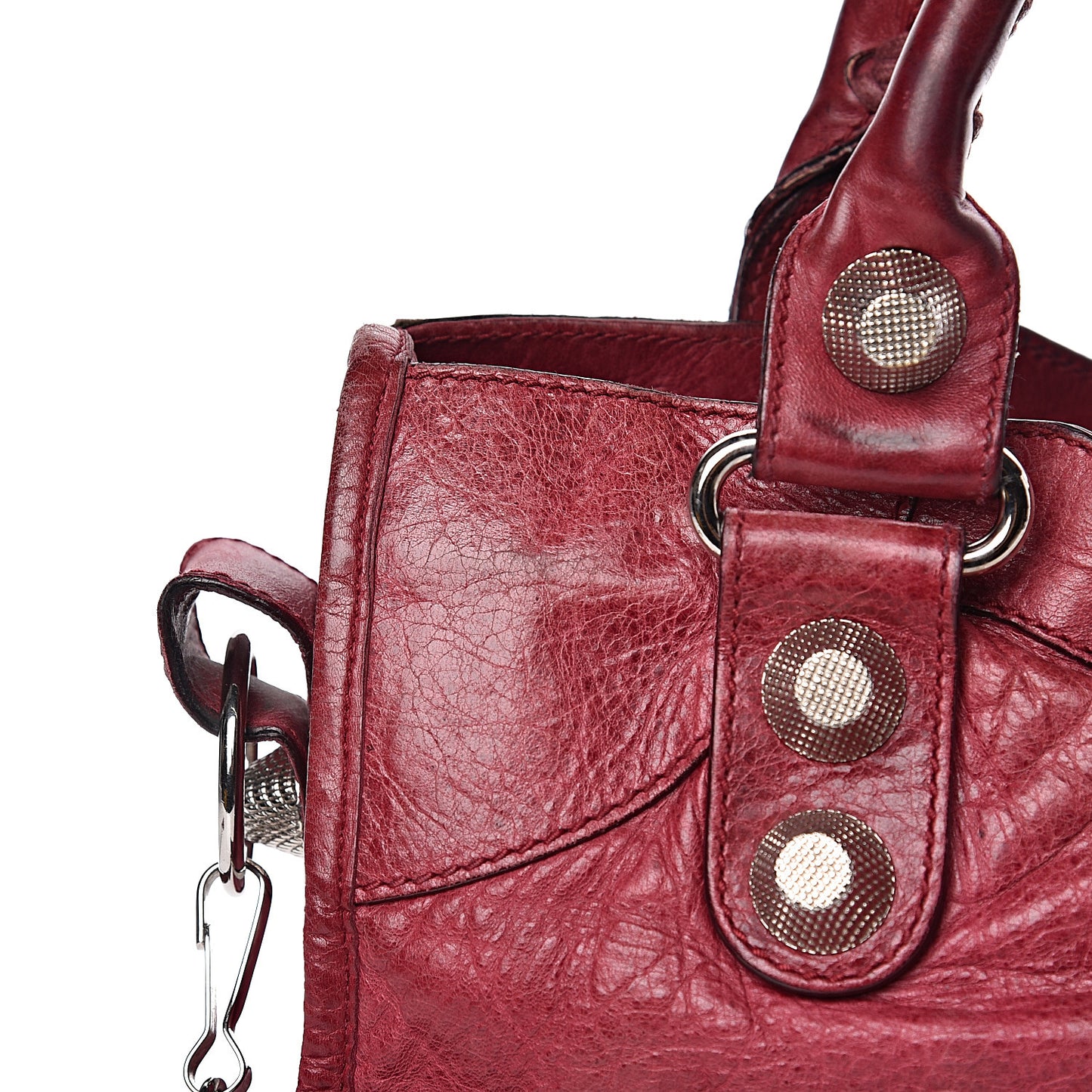 Agneau Giant 21 Silver Hardware City Pourpre