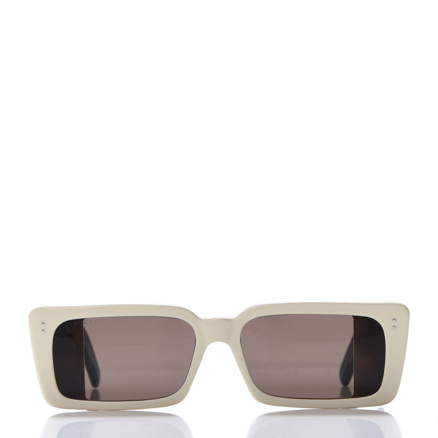 Acetate Rectangular Flap GG0543S Sunglasses White Black