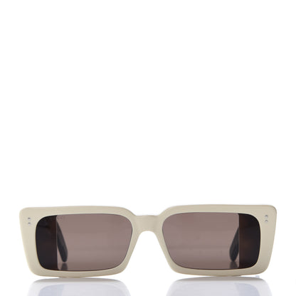 Gucci Acetate Rectangular Flap GG0543S Sunglasses White Black 2 of 9