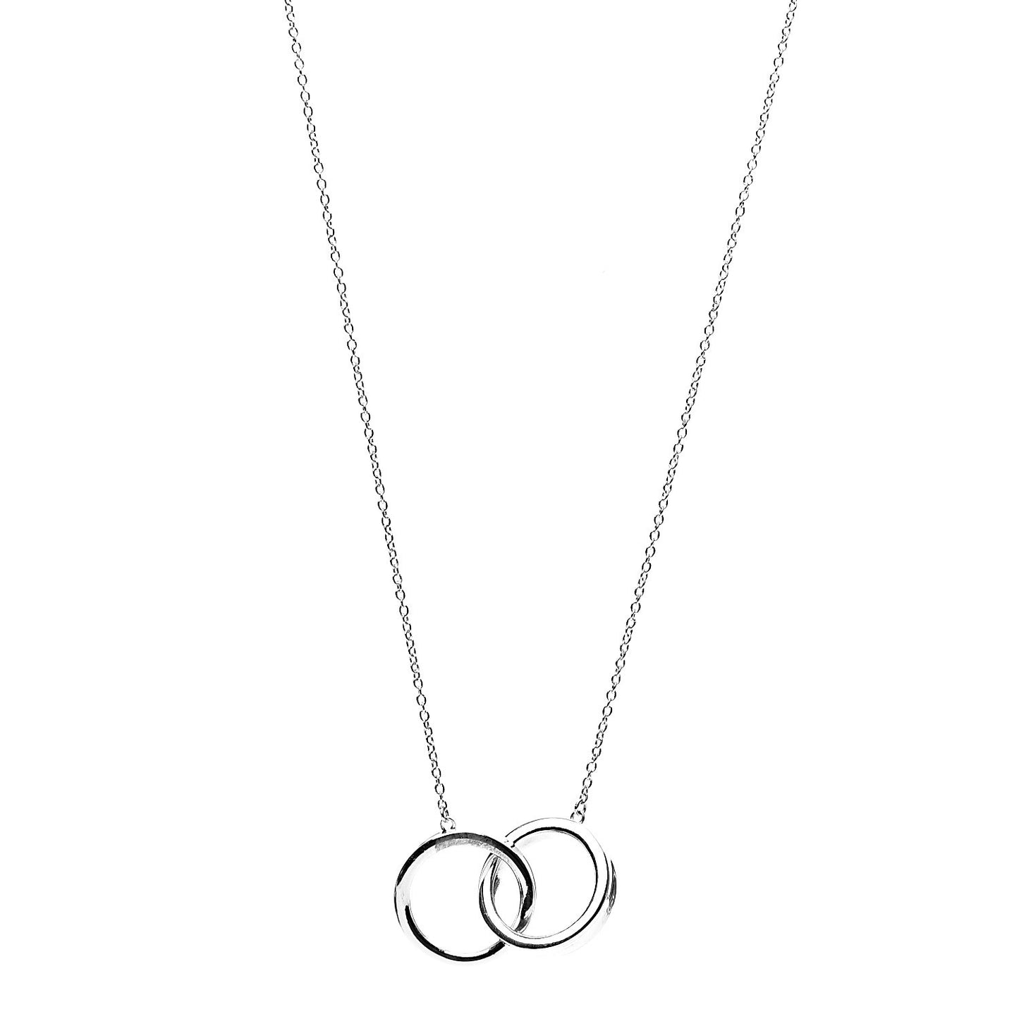 Sterling Silver 1837 Interlocking Circles Pendant Necklace
