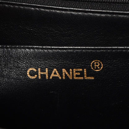 Chanel Lambskin Quilted Jumbo Single Flap Black 6 of 8
