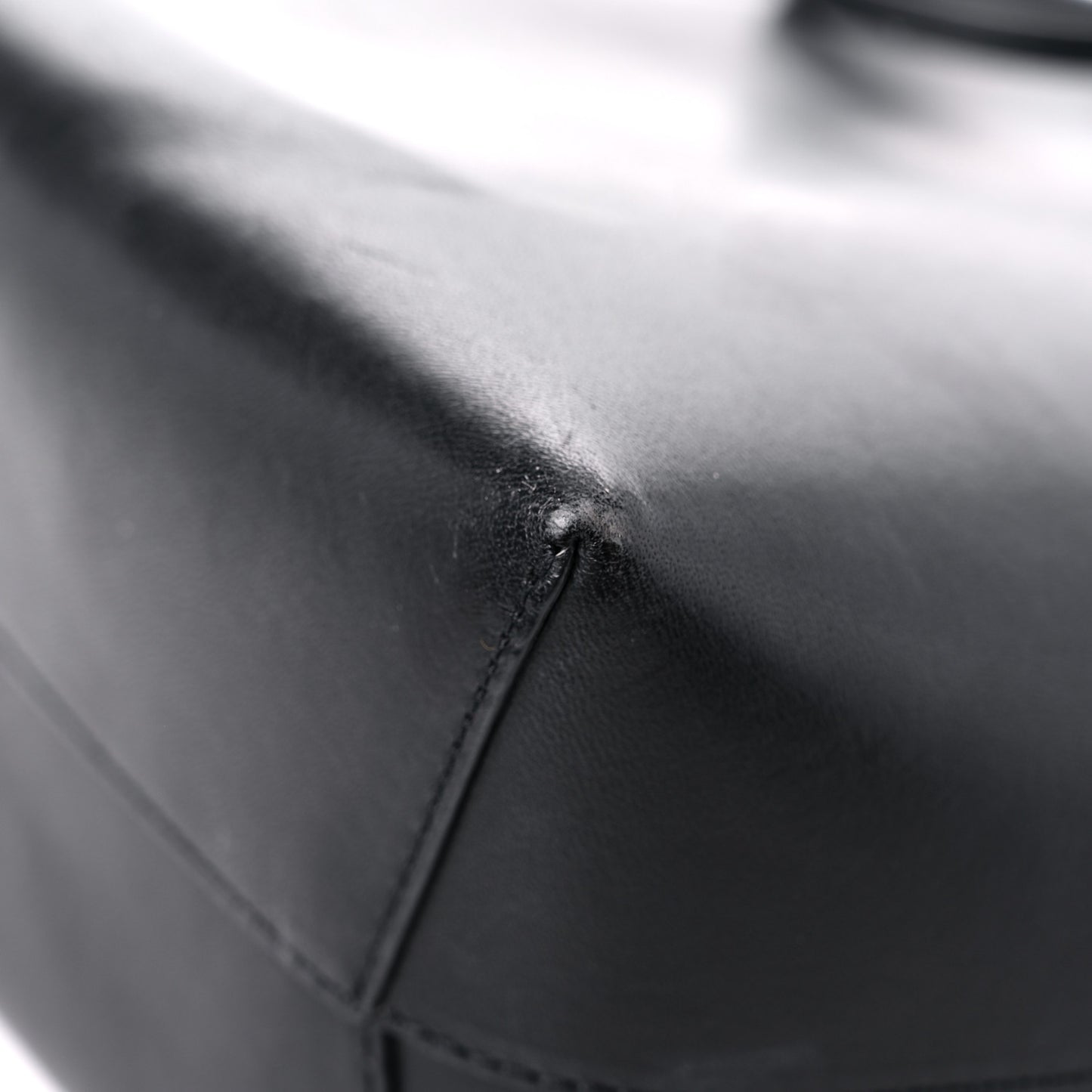 Calfskin Mini Bucket Bag Black Flamma