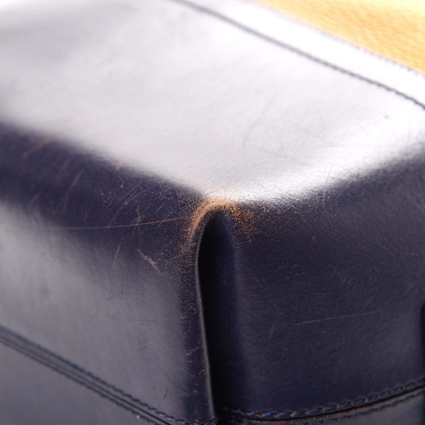 Cuoio Colorblock 2Bag Miele Scuro Navy