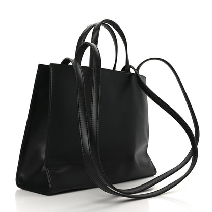 Telfar Vegan Leather Medium Shopping Bag Black 3 of 8