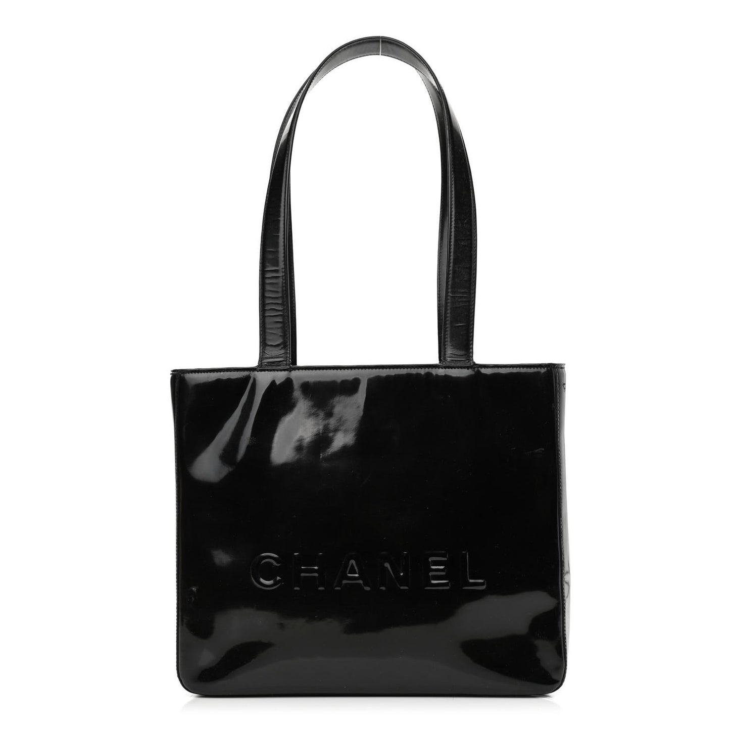 Patent Tote Black