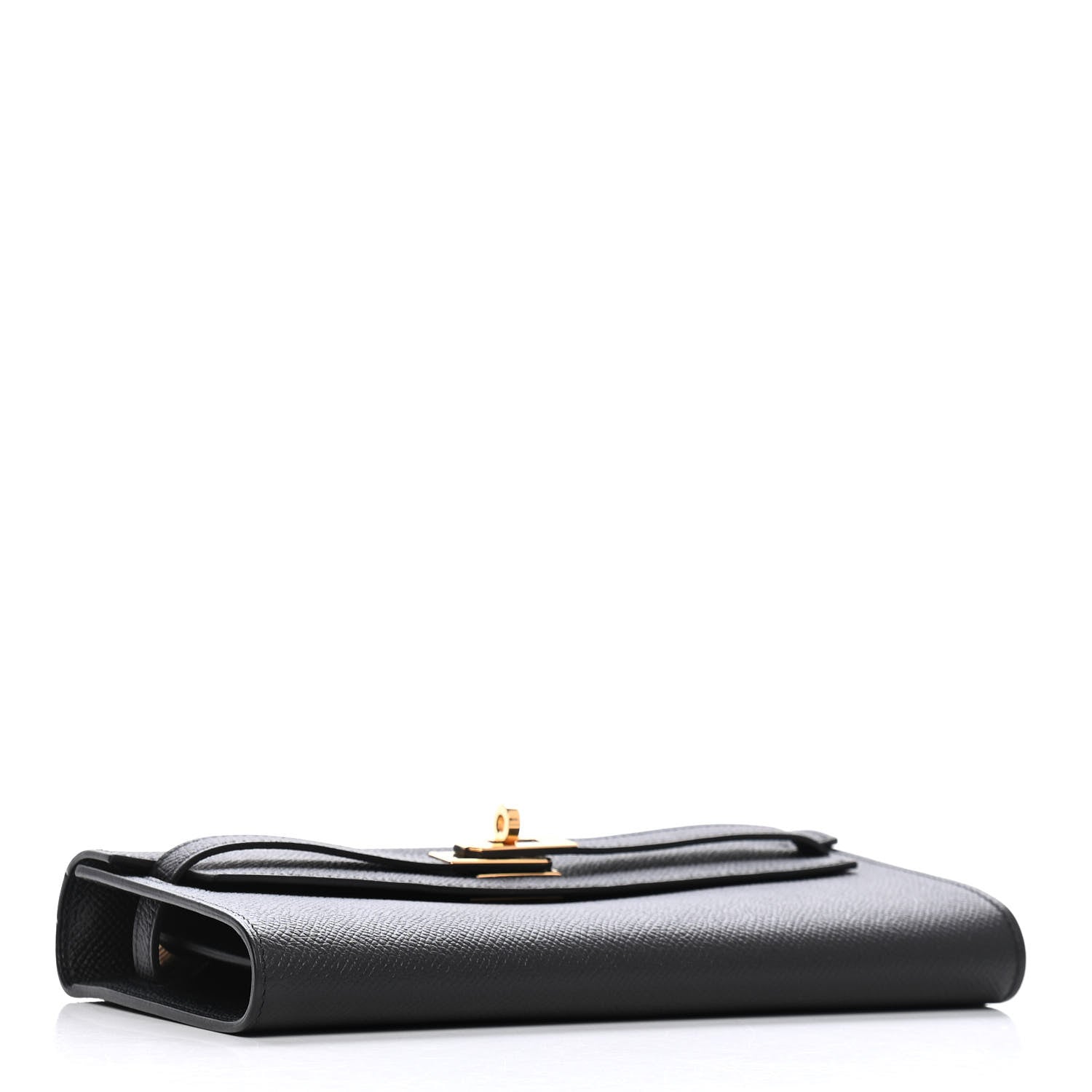 Hermes Epsom Kelly Wallet To Go Black 4 of 9