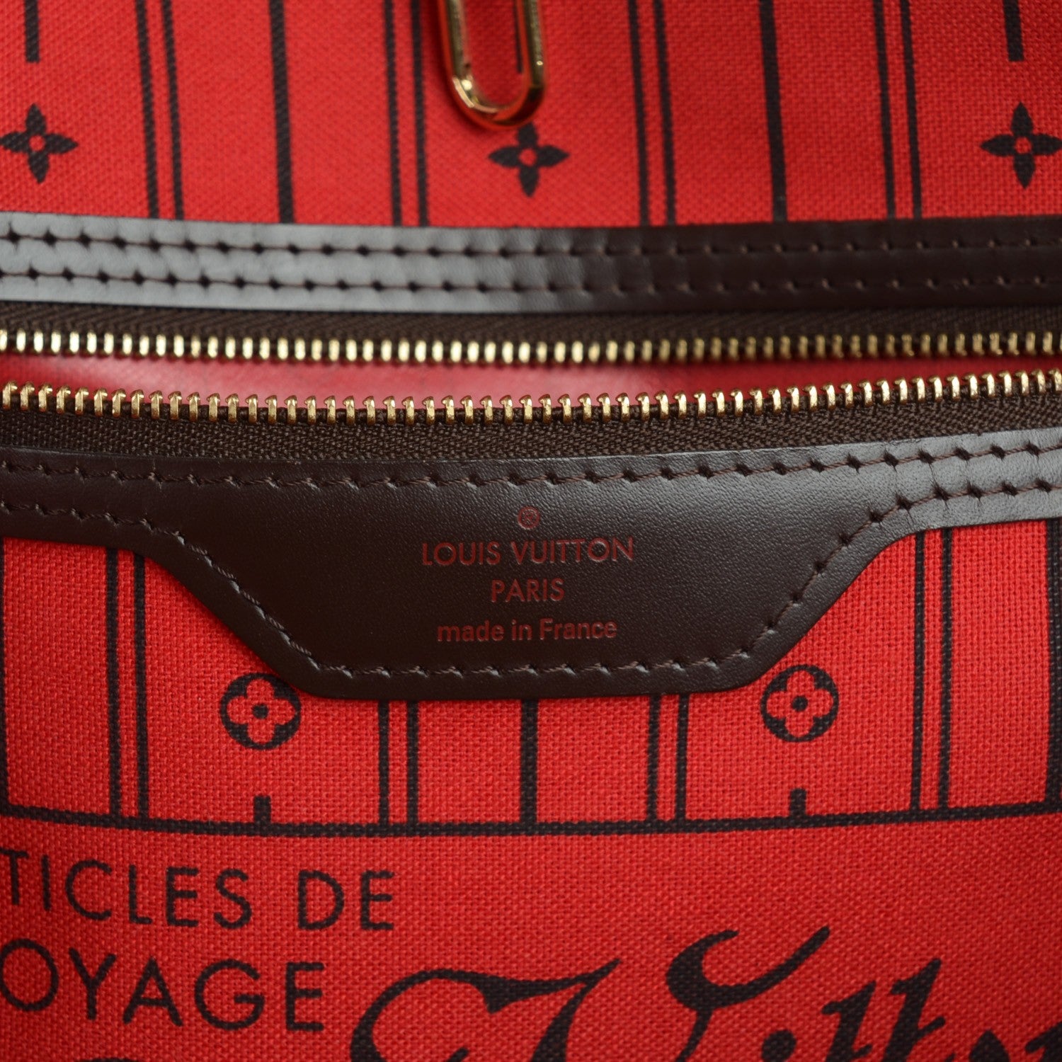 Louis Vuitton Damier Ebene Neverfull MM 6 of 7