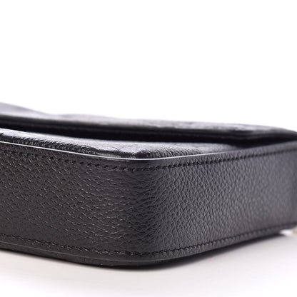 Louis Vuitton Empreinte Pochette Felicie Chain Wallet Black 9 of 14