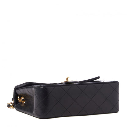 Chanel Lambskin Quilted Mini Square Flap Black 3 of 10