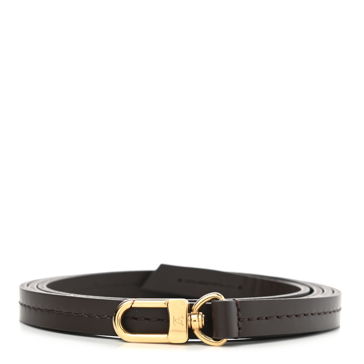Calfskin Pochette Accessories Strap Brown