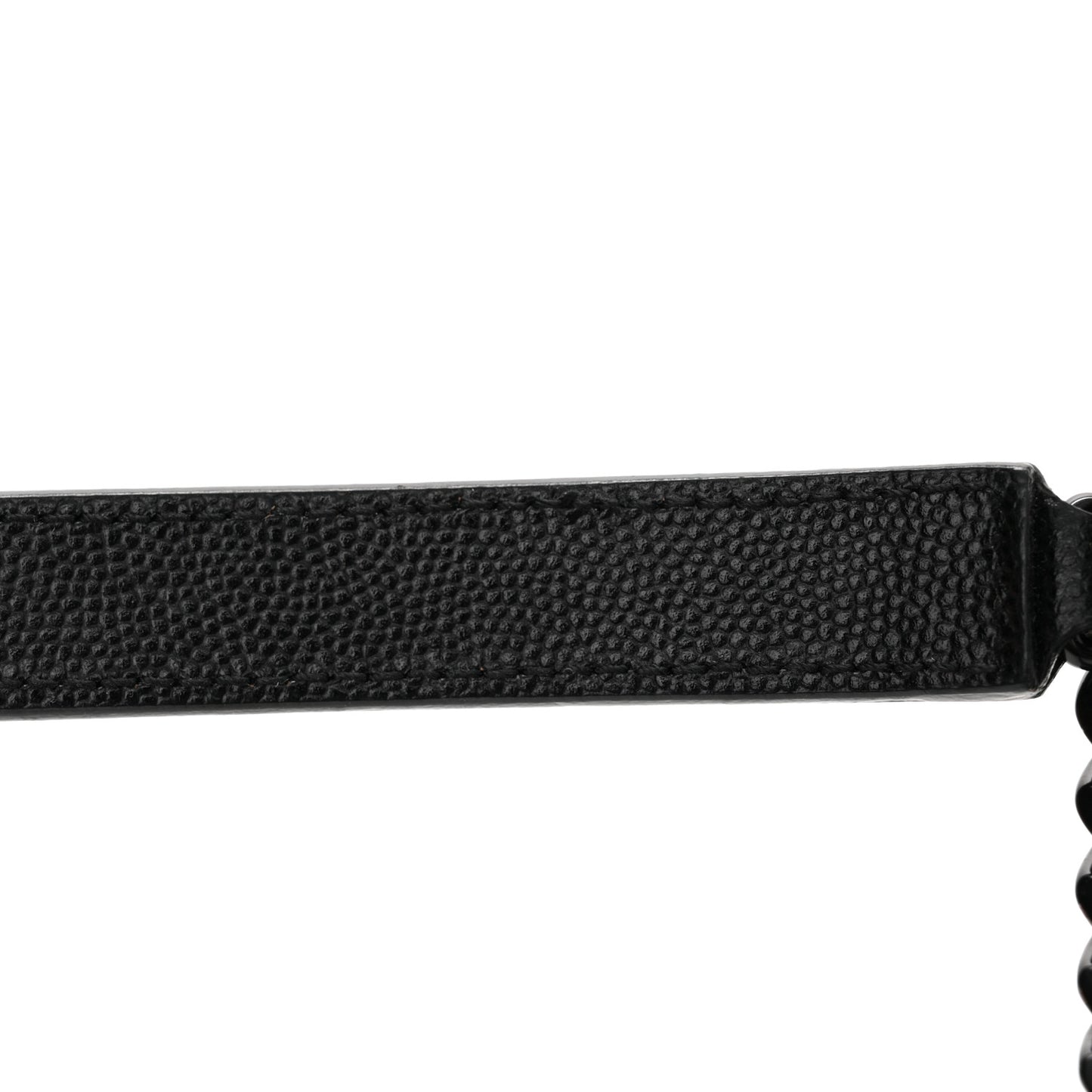 Grain De Poudre Textured Mixed Matelasse Triquilt Medium Monogram Monochrome Satchel Black