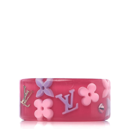 Louis Vuitton Resin Monogram Farandole Ring L Framboise 1 of 4