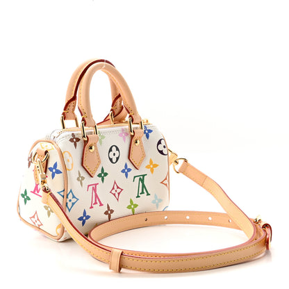 Louis Vuitton LV X TM Monogram Multicolor Nano Speedy White 3 of 9