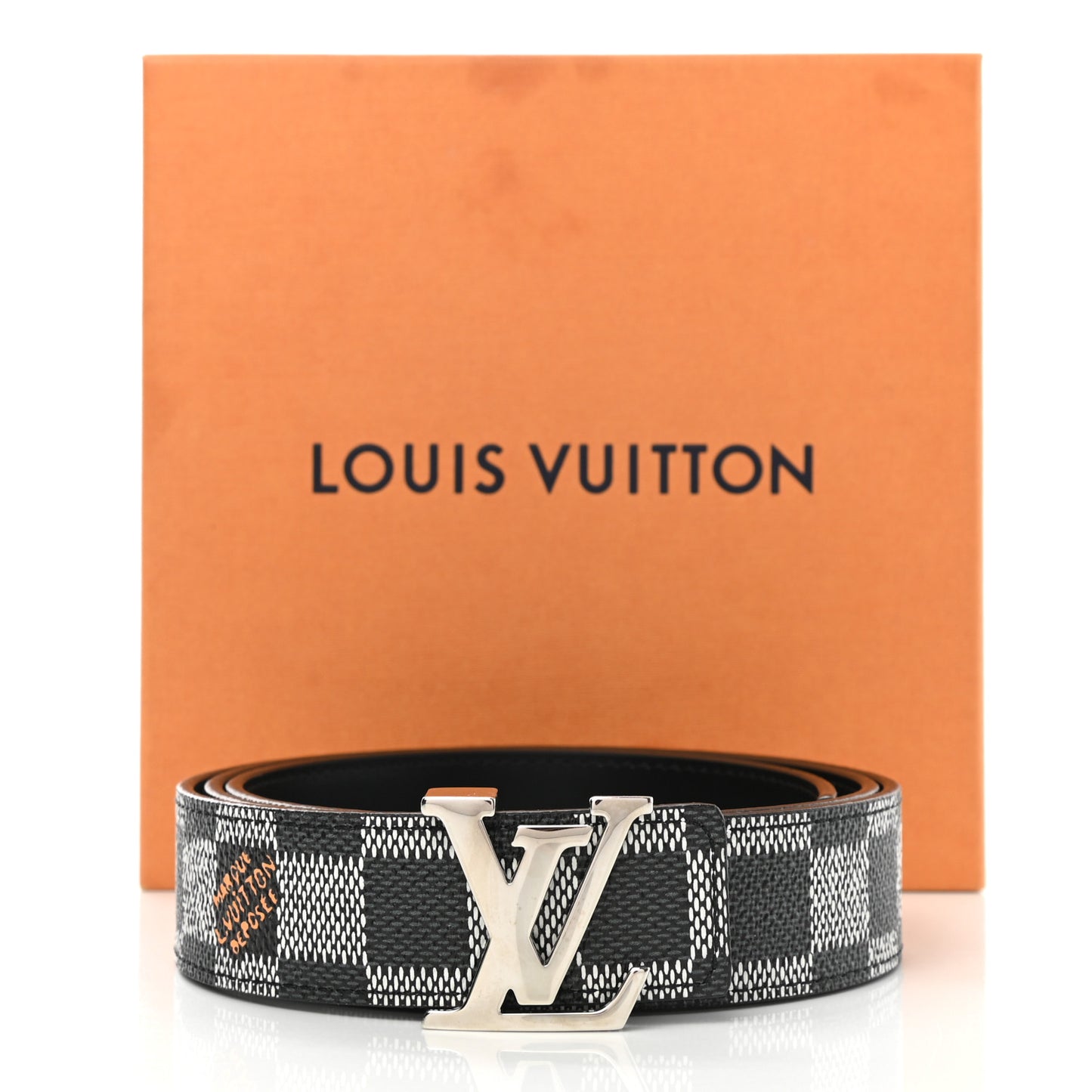Damier Monogram 30mm Belt 90 36