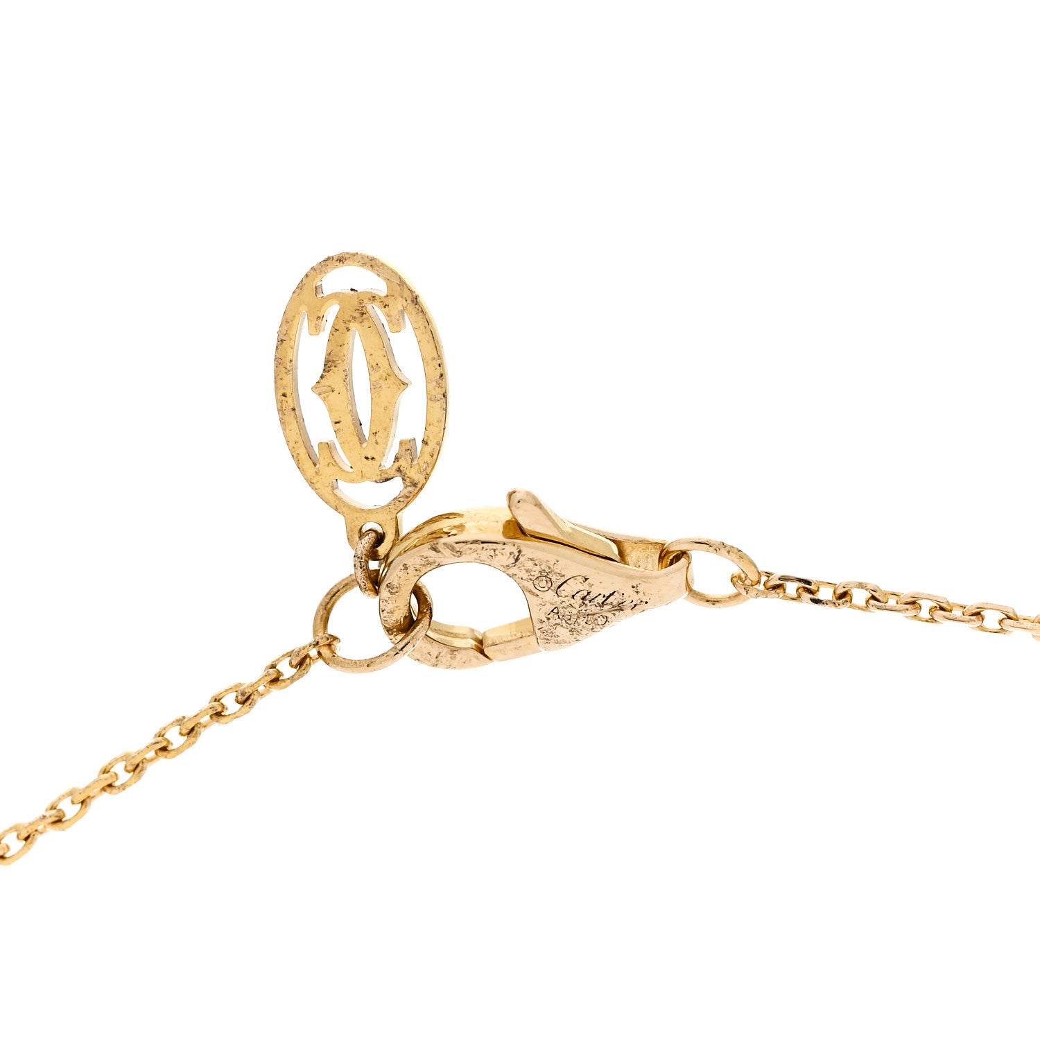 Cartier 18K Yellow Gold Diamond XS D'Amour Pendant Necklace 4 of 8