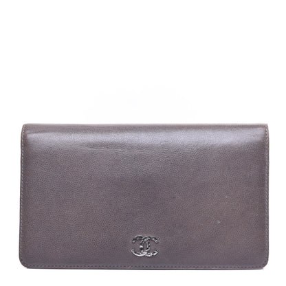 Chanel Caviar Sevruga Yen Wallet Lavender 1 of 26