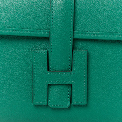 Hermes Evercolor Jige Elan 29 Clutch Bleu Paon 8 of 10