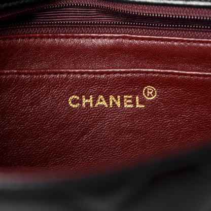 Chanel Lambskin Quilted Medium Single Flap Black 7 of 8