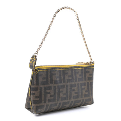 Fendi Zucca Spalmati Pochette Tobacco Giallo 4 of 7