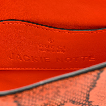 Gucci Snakeskin Mini Jackie Notte Bag Orange 5 of 7