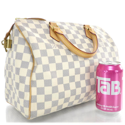 Louis Vuitton Damier Azur Speedy 30 3 of 9