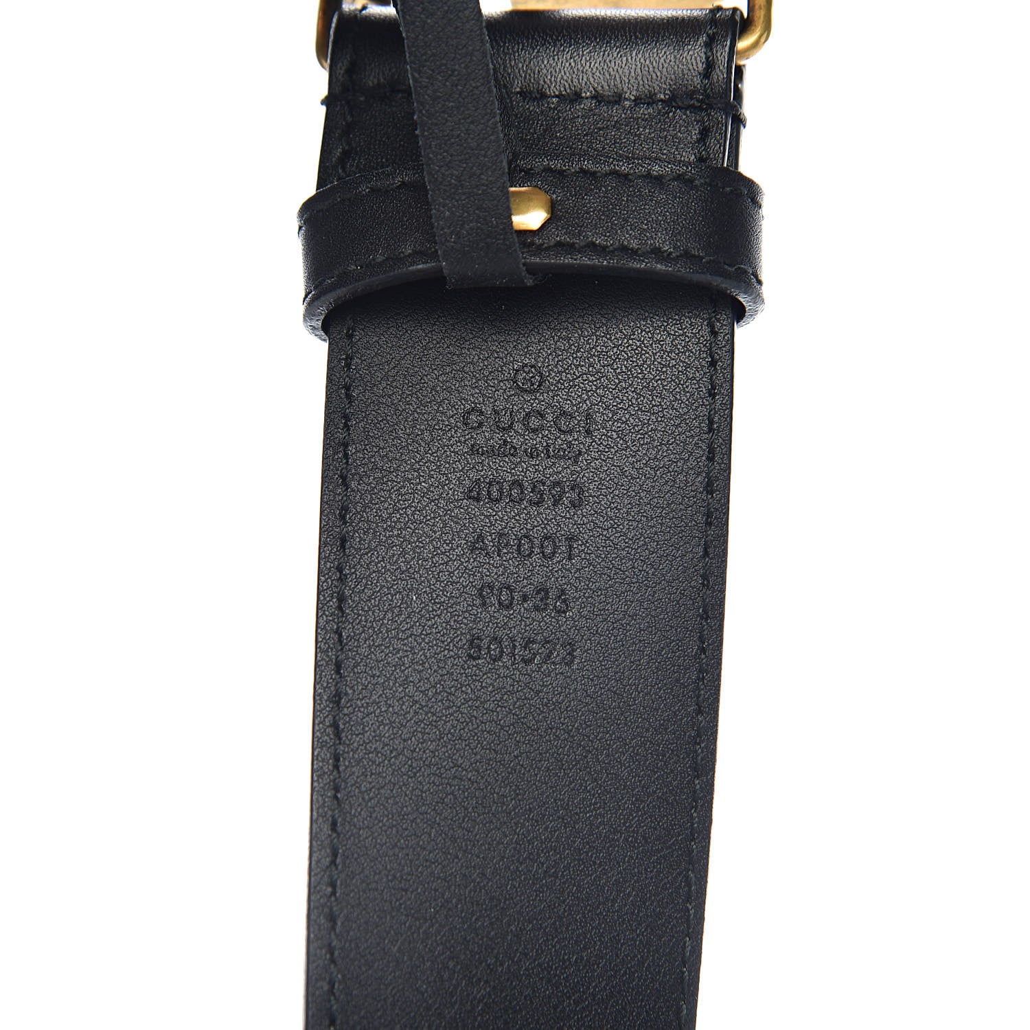 Gucci Calfskin Double G 40mm Belt 90 36 Black 4 of 7