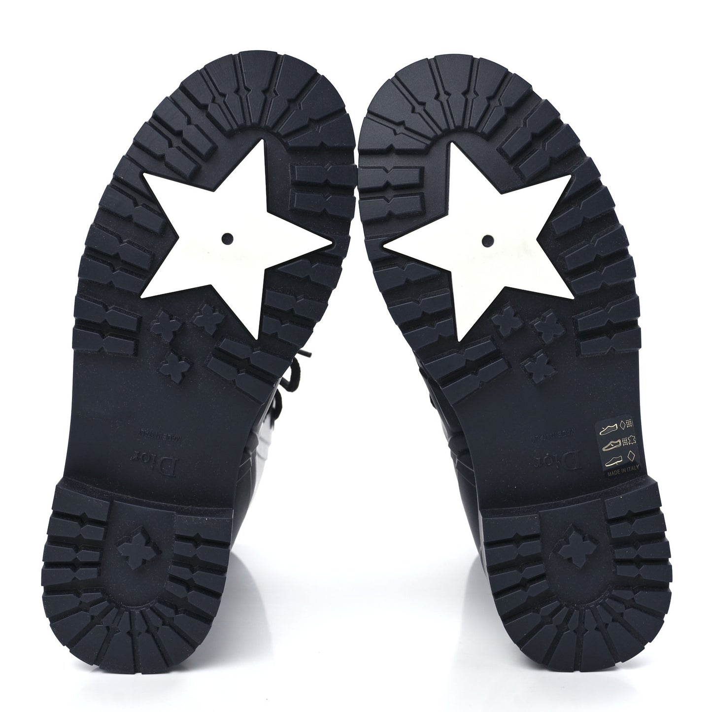 Rubber Diorcamp Low Boots 36 Indigo