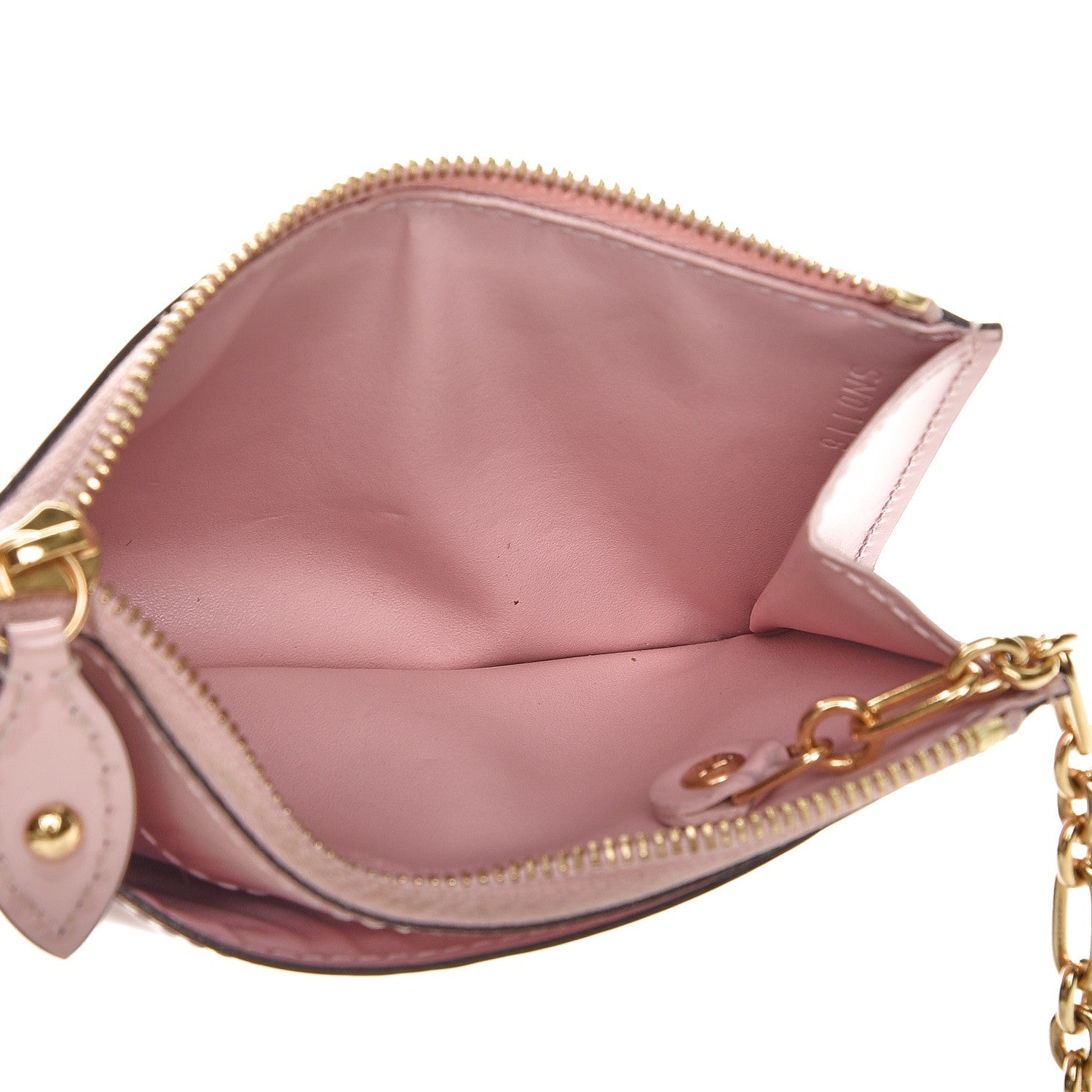 Louis Vuitton Vernis Key Pouch Rose Ballerine 5 of 7