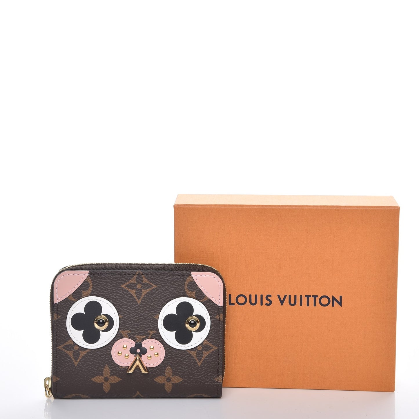 Monogram Valentine Dog Zippy Coin Purse