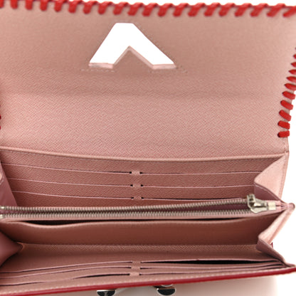 Louis Vuitton Epi Flowers Twist Wallet Rose Ballerine 5 of 7