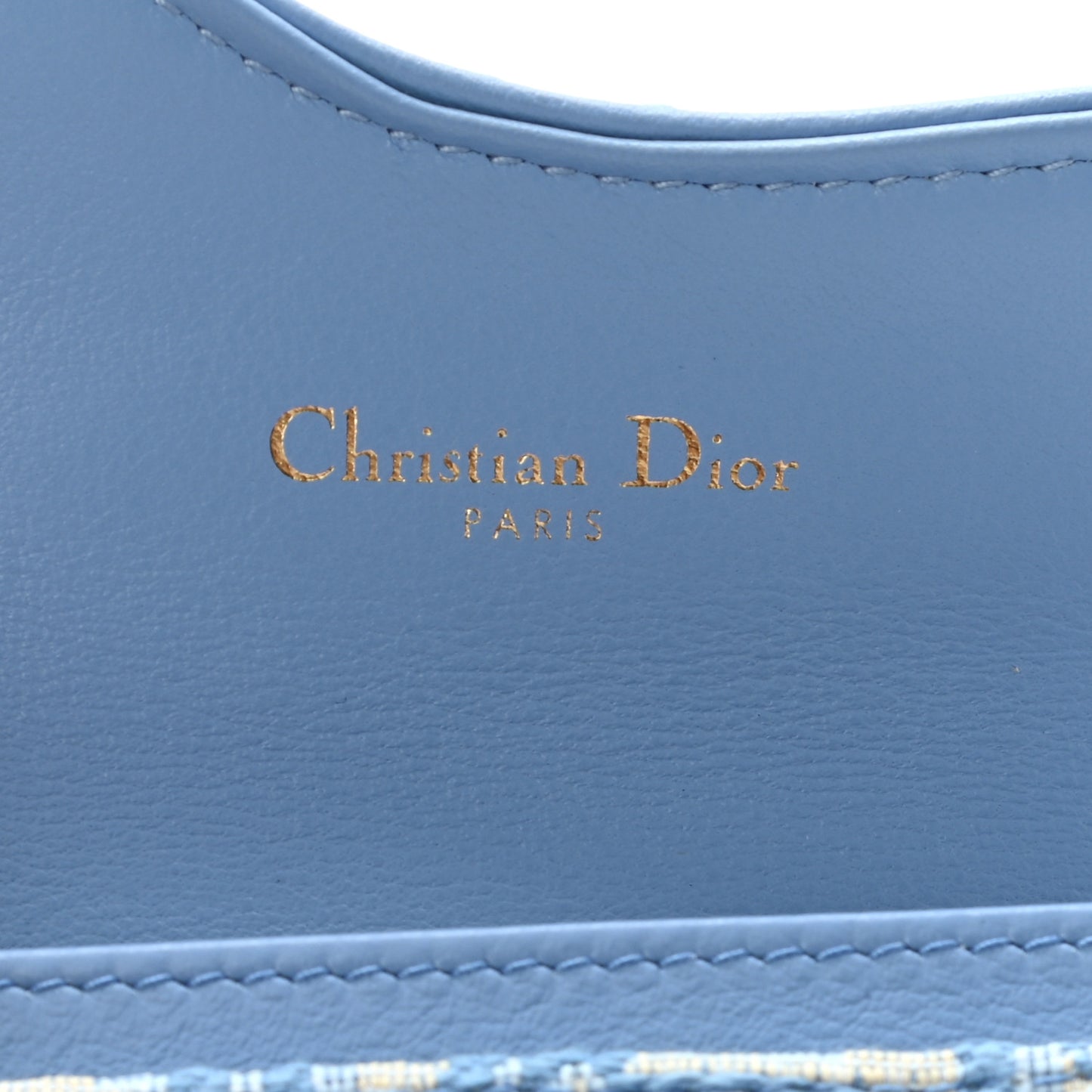 Oblique Saddle Card Holder Cornflower Blue