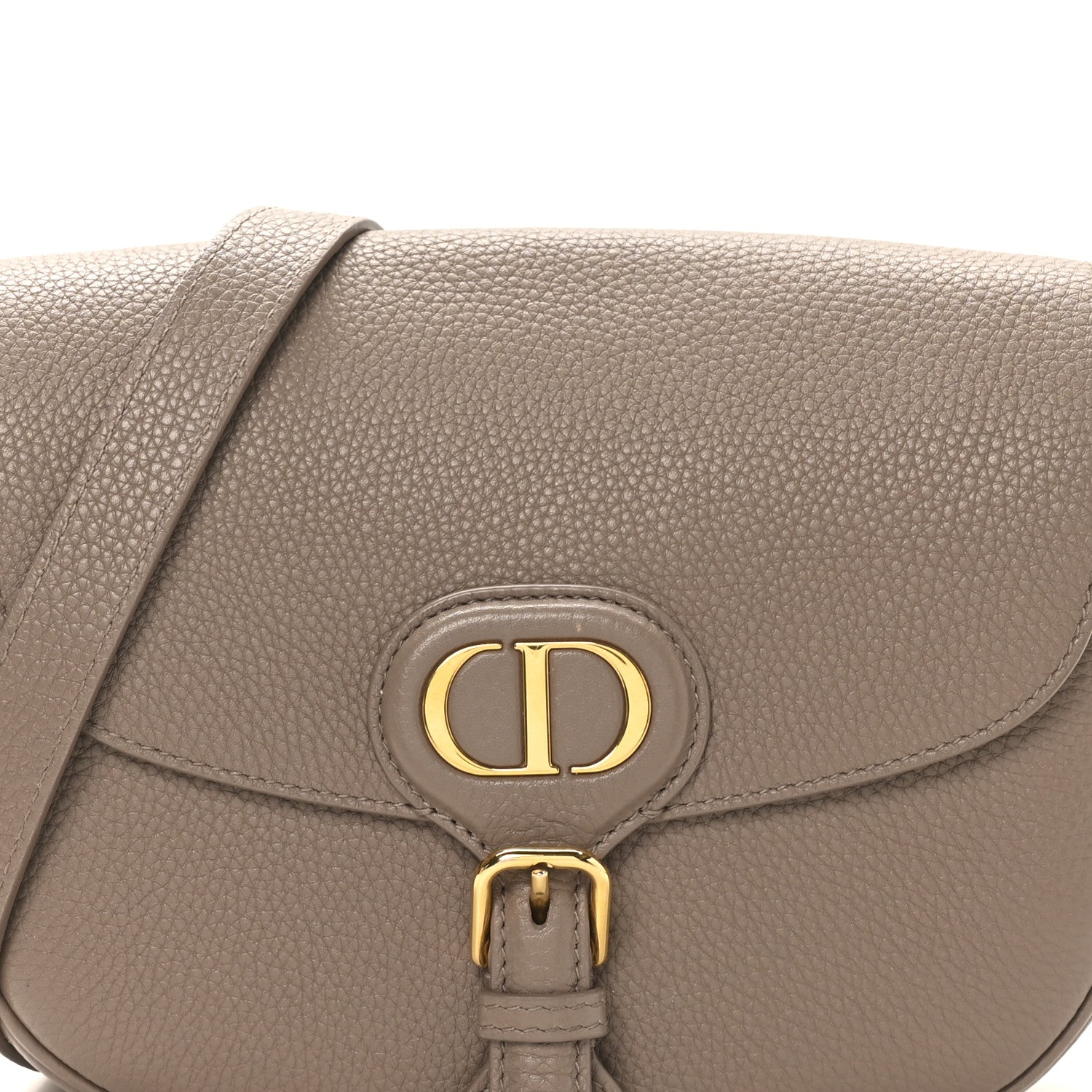 Christian Dior Grained Calfskin Medium Bobby Flap Warm Taupe 7 of 9