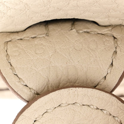 Hermes Taurillon Clemence Zigzag Evelyne TPM Beton Black White Deep Bleu 7 of 11