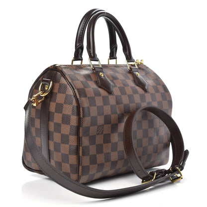 Louis Vuitton Damier Ebene Speedy Bandouliere 25 3 of 9