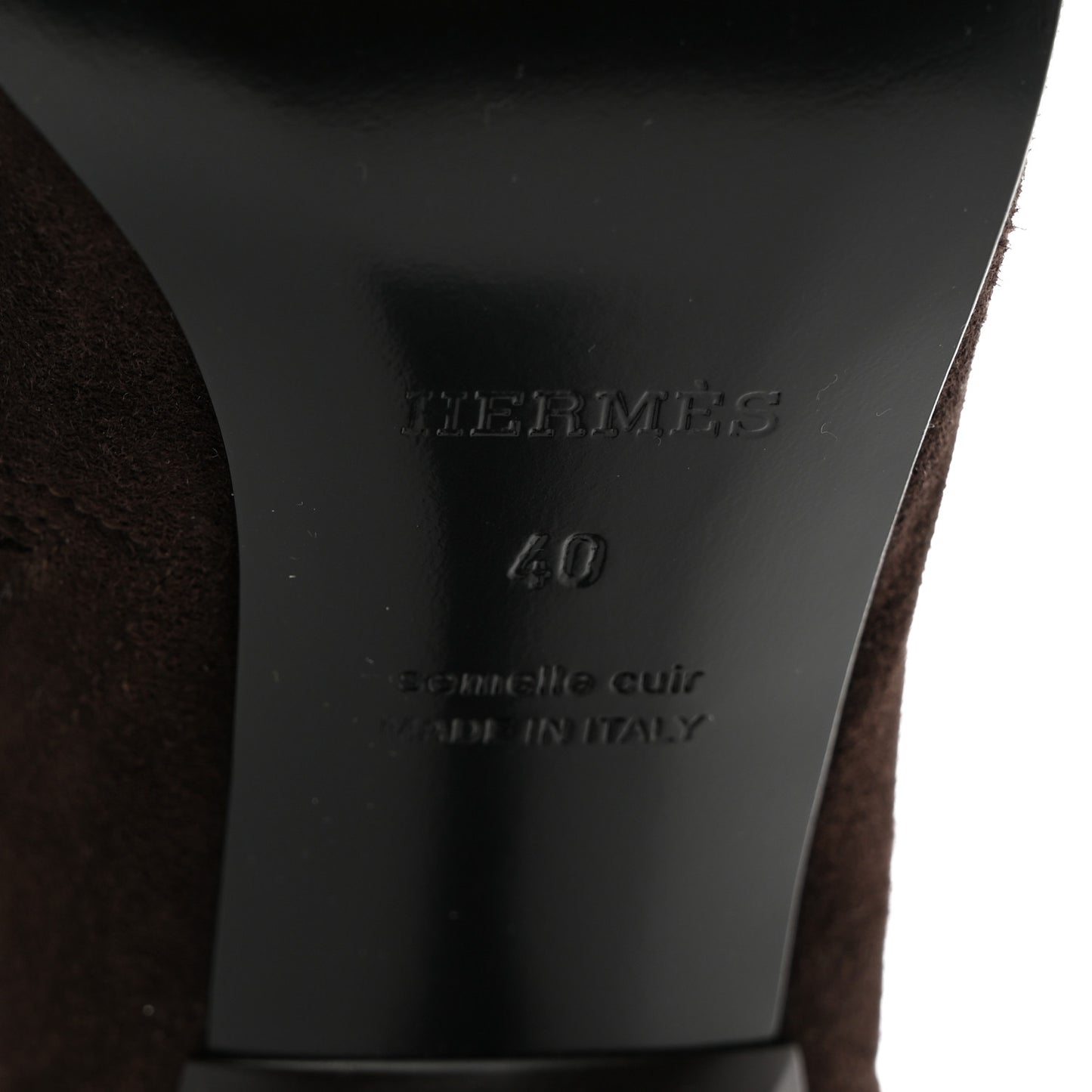 Stretch Suede Goatskin Halo Boots 40