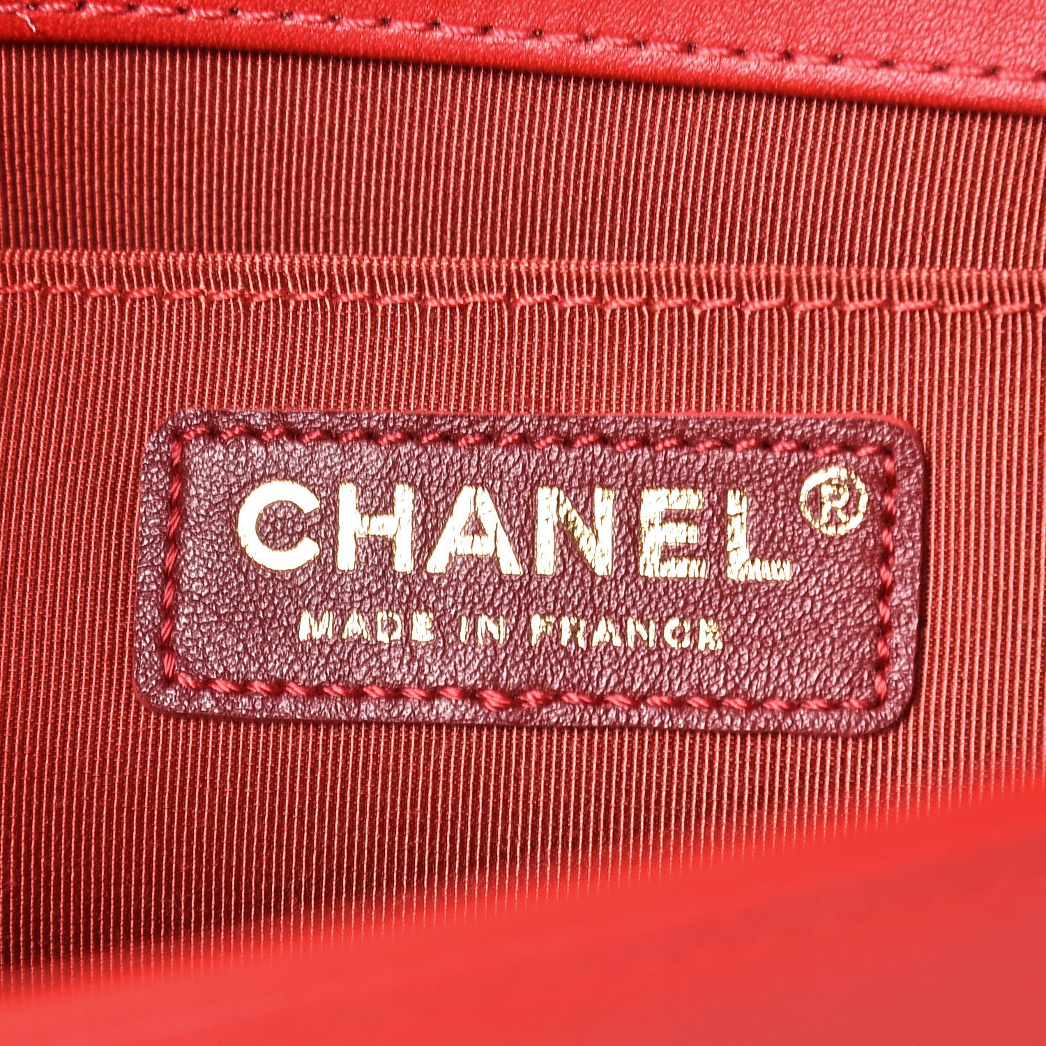 Chanel Lambskin Quilted Medium Boy Flap Red 8 of 10