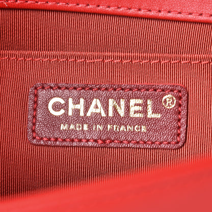 Chanel Lambskin Quilted Medium Boy Flap Red 8 of 10