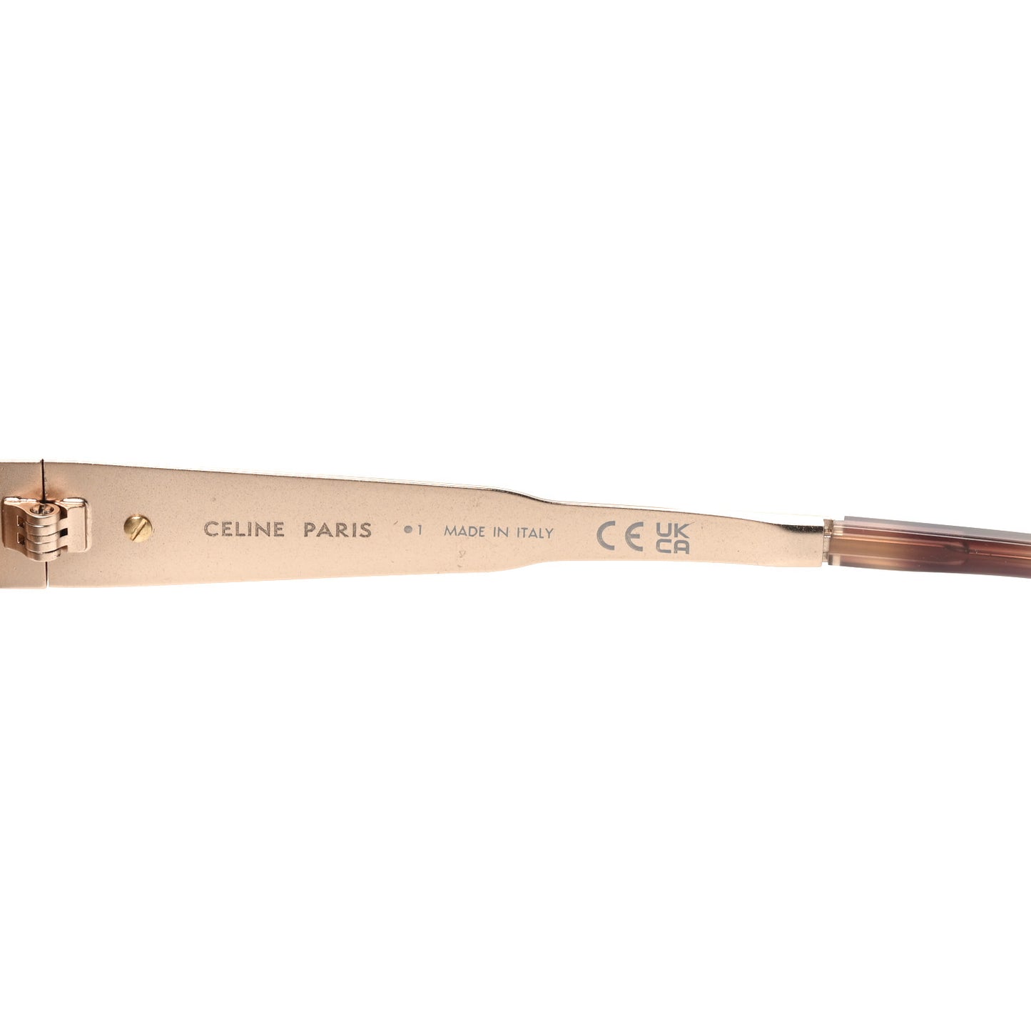 Metal Triomphe 01 Sunglasses CL40235U Rose Gold Brown