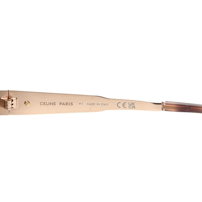 Celine Metal Triomphe 01 Sunglasses CL40235U Rose Gold Brown 5 of 7