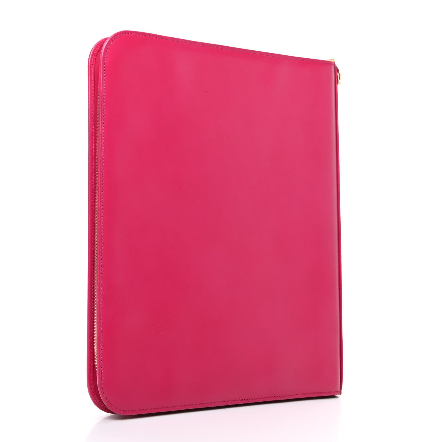 Saint Laurent Smooth Calfskin Tuc iPad Case Fushia 3 of 8