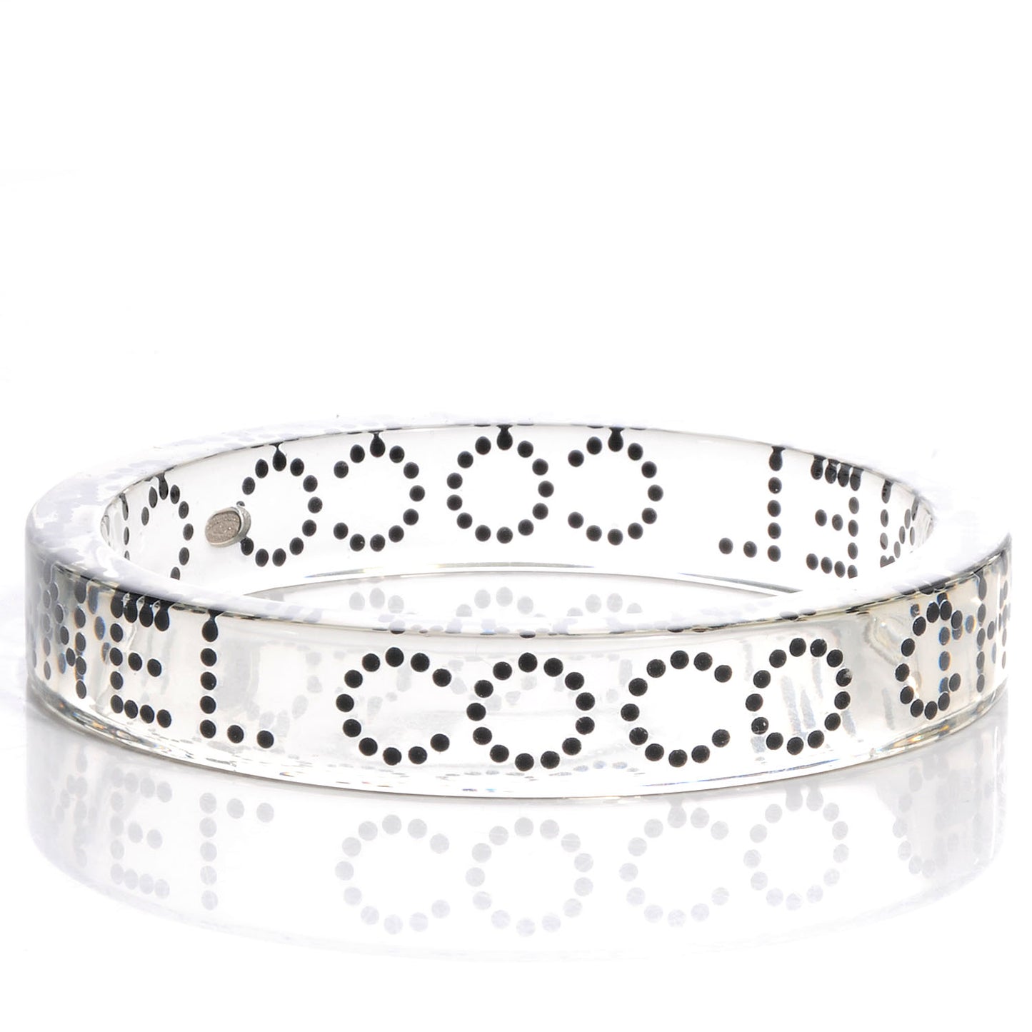 Resin Coco Bangle Clear