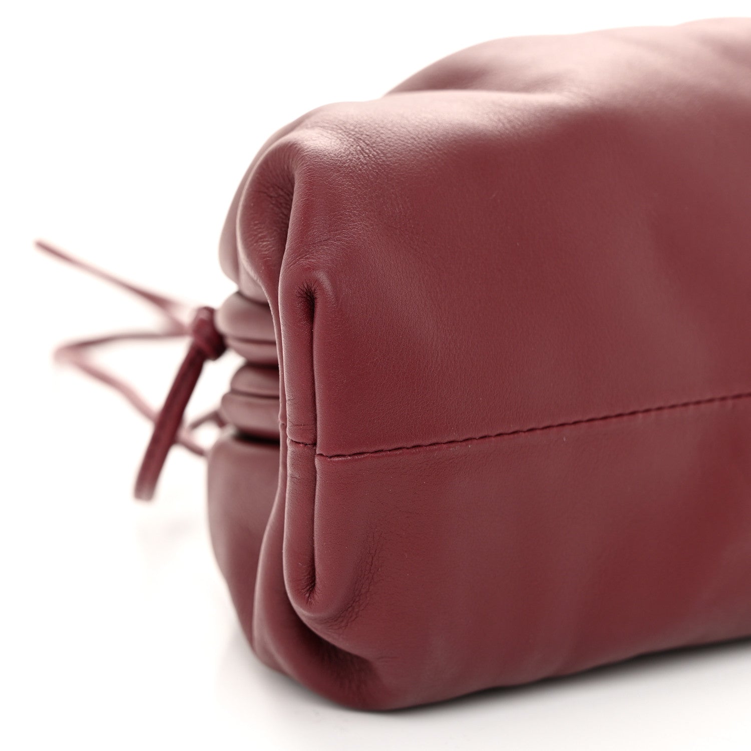 Bottega Veneta Butter Calfskin The Mini Pouch Bordeaux 9 of 10