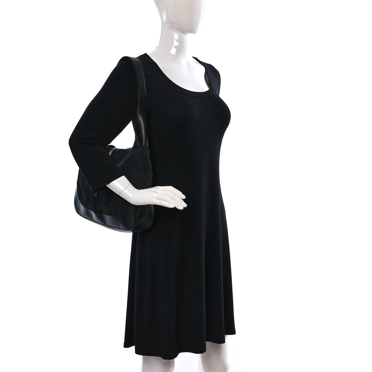 Canvas Small Jackie O Hobo Black