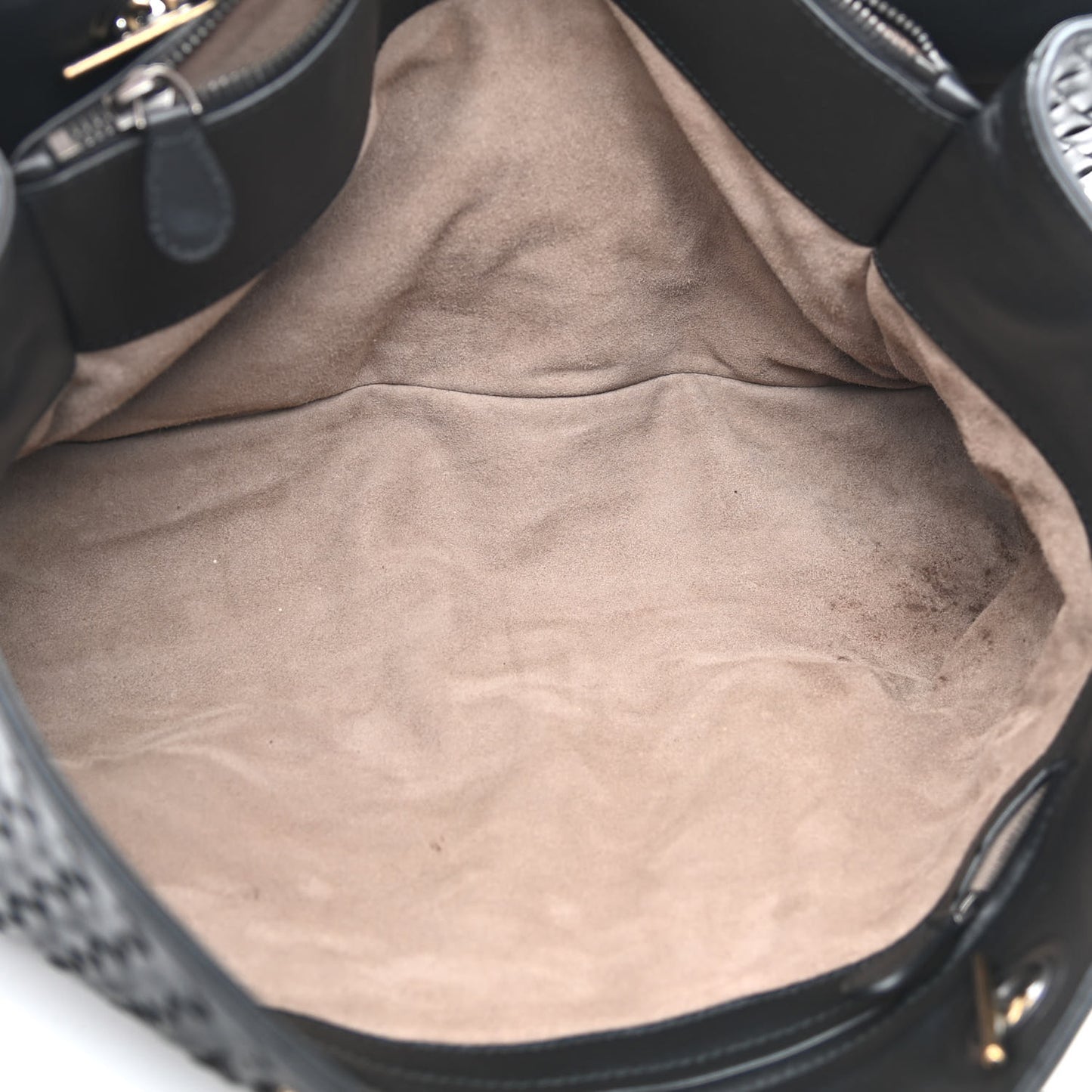 Nappa Intrecciato Large Tote Black